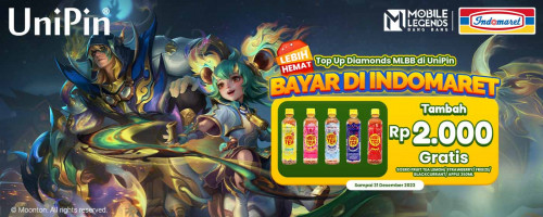 Top Up Diamonds MLBB dan Bayar di Indomaret, Tebus Murah Sosro Fruit Tea hanya Rp2,000